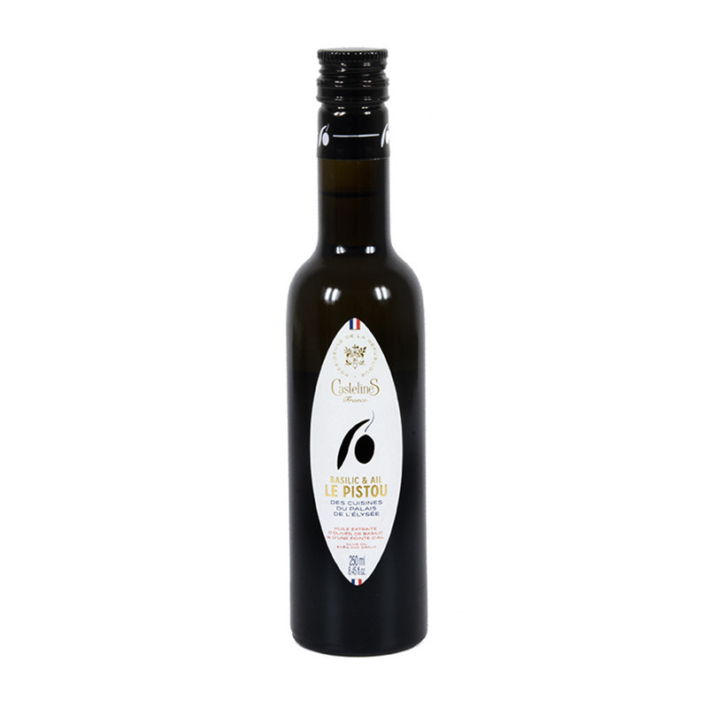Huile d'Olive Moulin Castelas Basilic & Ail Le Pistou