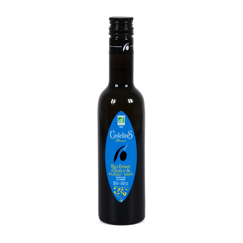 Huile d'Olive Biologique Moulin Castelas Ail