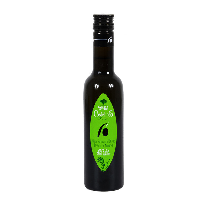 Huile d'Olive Moulin Castelas Basilic & Menthe
