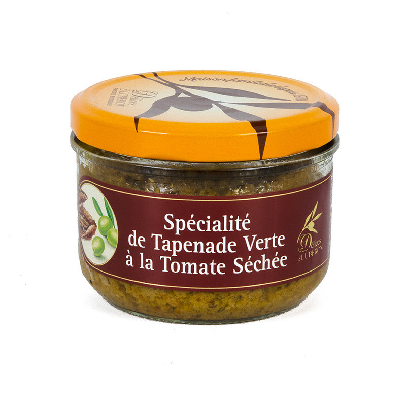 Tapenade Verte aux Tomates Séchées